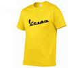 Shirt 2017 Men Funny Vespa Tshirt 100 Cotton Summer Short Sleeve Round