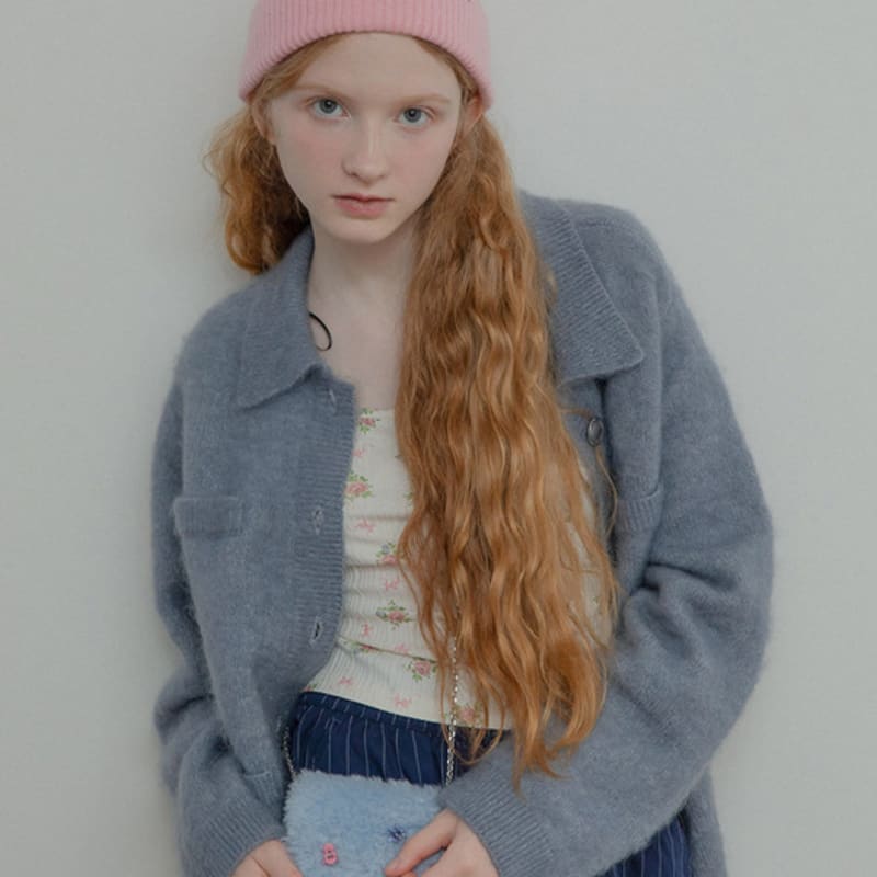 Mellotory kashmir 100 läpplinje mössa (ljusrosa)