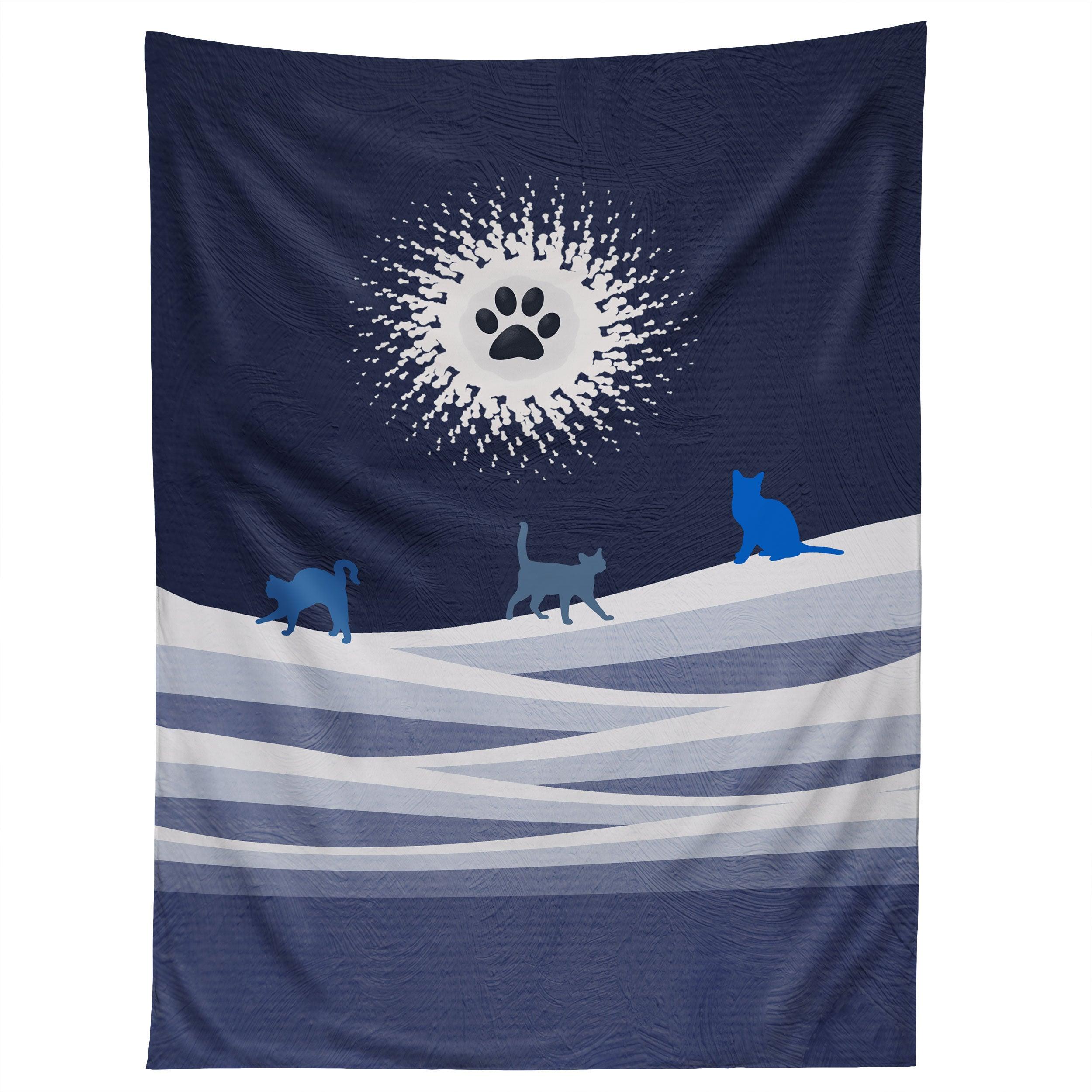 CATS TERRITORY tapestry 75x100