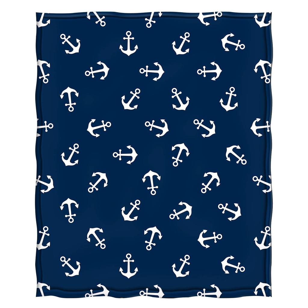 Anchor Digital Printed Blanket Flannel Blanket Office Travel Sofa Blanket Blanket