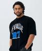 Leubase 87 Arch Blue Logo Oversized Short Sleeve T-Shirt