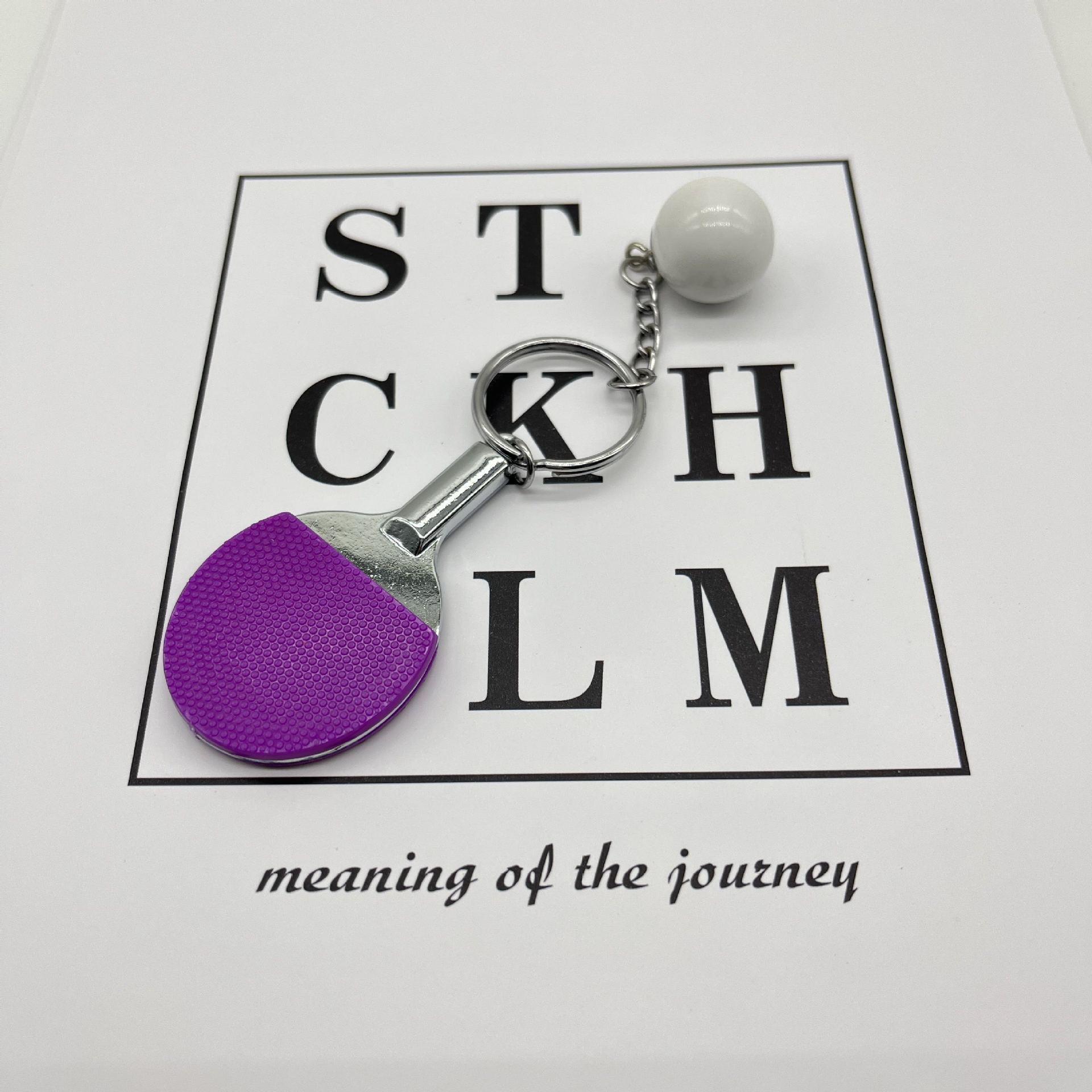 

Брелок в виде мини-ракетки для настольного тенниса - популярный кулон за рубежом 6 cm