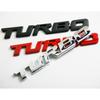 3D Metal Logo TURBO Emblem Creative Letters Nameplate Trunk Decal Turbo Sticker Car Boost Badge Auto Car Styling Accessories