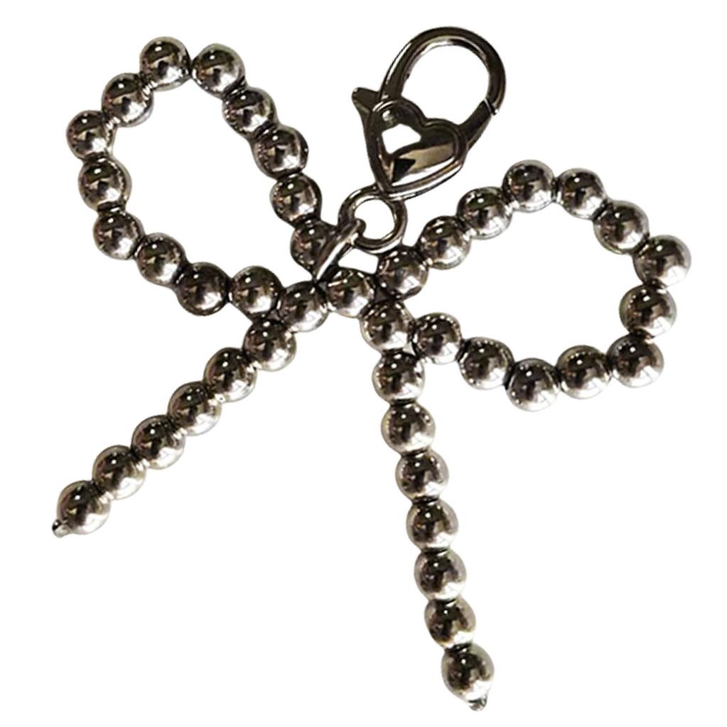 Sweet Pearls Beaded Bowknot Shoe Charm Lovely Shoe Decorations Shoelaces Charm Shoe Decorative Pendant Accessories