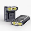 LED Headlamp Clip On Cap Hat Light Head Torch Fishing Camping Lamp USB Rechargeable Head Lamp Portable Lighting Headlight