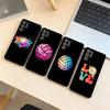 Volleyball Painted  Phone Case Black Silicone Soft For Samsung S25,S24,S21,S22,S23,S30,Ultra,S20,Plus,Fe,Lite