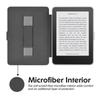 6 inch Case Auto Wake/Sleep with Hand Strap Protective Shell Leather Clear Back e-Reader Cover for KOBO Clara Color/2E/BW