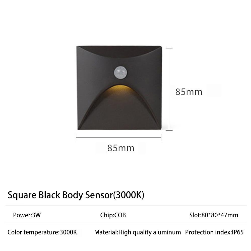 Outdoor Lighting Recessed Wall Lamp Waterproof IP61 1W Led Embedded Step&Stair Balcony Porch Aisle Yard Night Light Home Supply