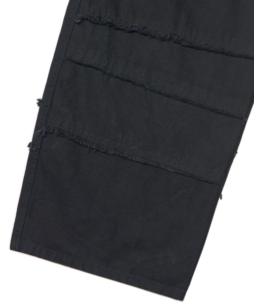 Nomaenyueol Rough Division Pants - Black