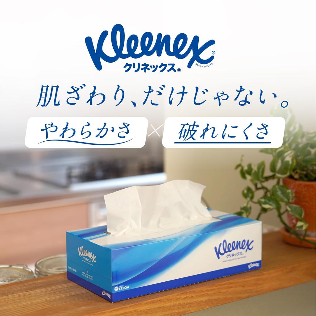 Kleenex 360 sheets 30 boxes tissues, (180 pairs), (half-case size)