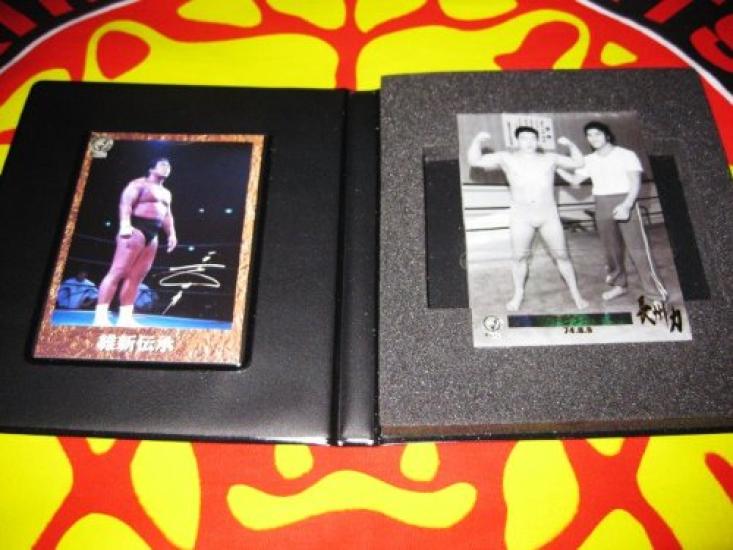 x New Japan Revolutionary Warrior Choshu Riki Trading Card [Bandai Pro-Wrestling Special]