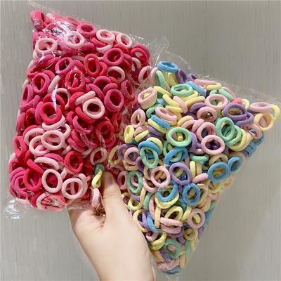 50/100 ks Gumičky do vlasů pro děti Barevné nylonové scrunchie Gumičky do vlasů Gumička Děti Elastické gumičky do vlasů Dívčí doplňky