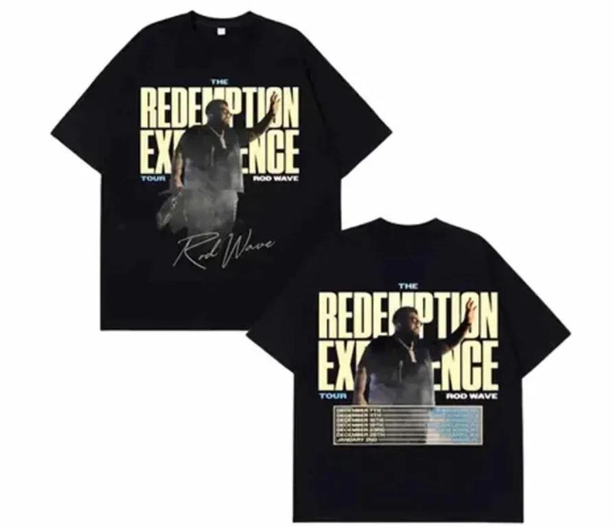 Rod Wave The Redemption Experience Tour 2025 T-shirt, Fans Gift S