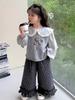 Stilvolles dreiteiliges Westenset für Mädchen - Frühling/Herbst 2025 Koreanische Mode