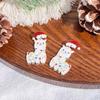 Fashion Dangle Earrings Tree Alpacas Gingerbreads Man Earrings Statement Jewelry
