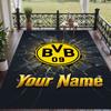 Benutzerdefinierter Teppich mit Aufdruck Borussia Dortmund Rutschfester Bodenbelag Für Wohnzimmer-Dekoration