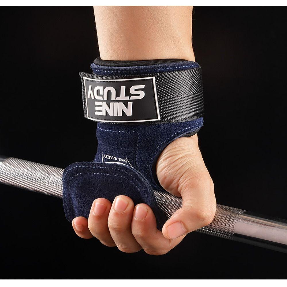 

1 Pair Biceps Flexion Muscle Man Wrist Straps SBR Deadlift Power Straps Pull-ups синій