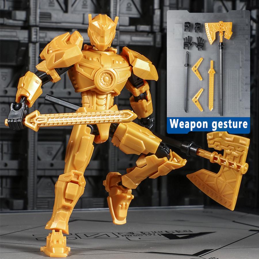 

Модель робота деформация меха 13 подвижных суставов кукла-воин странник детская сборная игрушка модель украшения мальчик праздник г