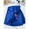 Autumn Winter Lined Warm Casual Hooded Sweatshirt Streetwear Kids Zip Up Hoodie Graphic Print