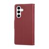 For Xiaomi 17 Pro Wallet Case with Strap/Multiple Card Slots Solid Color Leather Stand Phone Cover