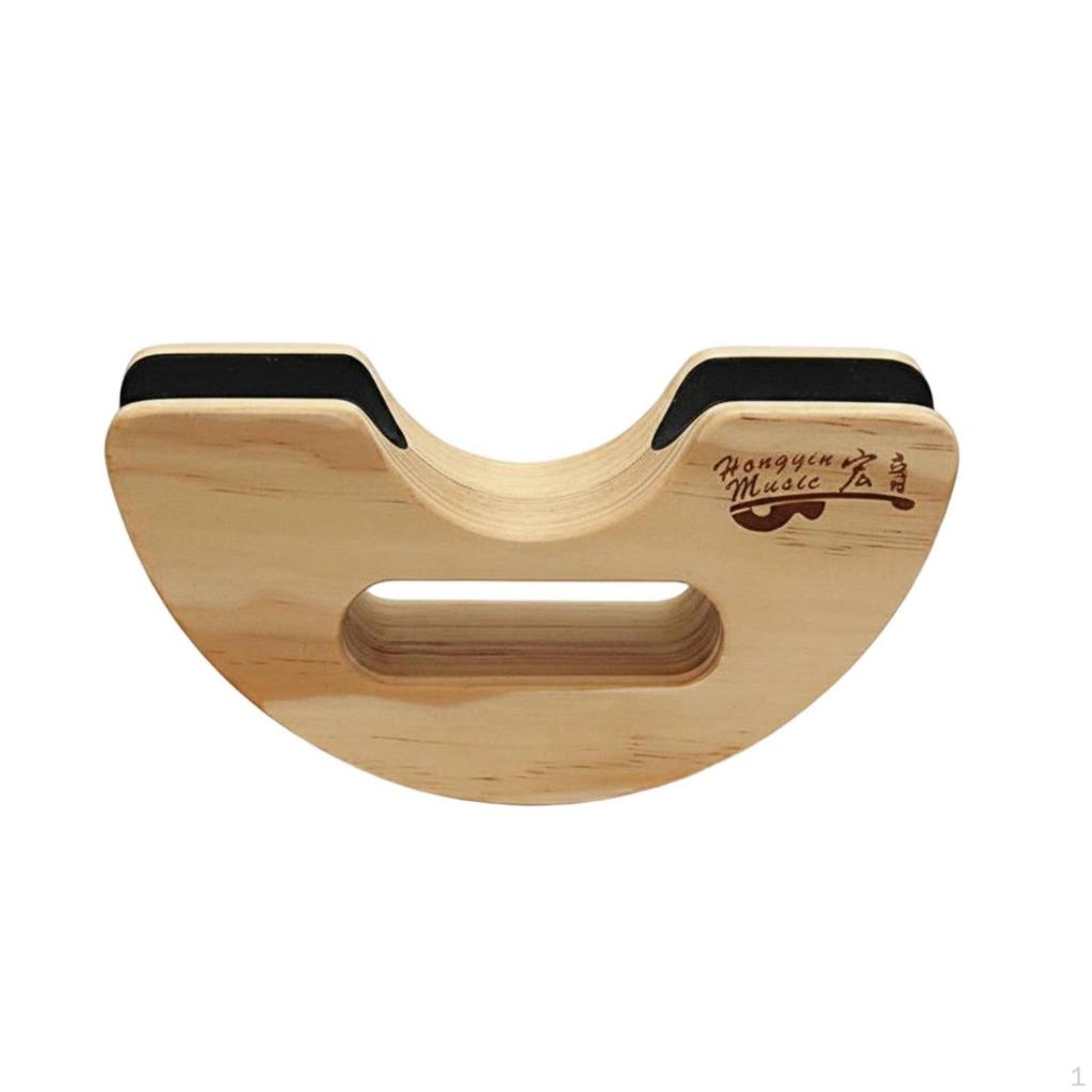 Wood Guitar Neck Cradle Curved Design Semi Circle Stand Wooden Fretboard Repair Support
