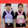 Kids Cartoon Pvc School Backpack With Comfort Arc Straps For Preschool Children