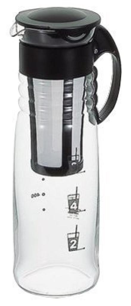 Hario Cold Brew Coffee Black Pot, 8-Serve, 1000ml, MCP-14,