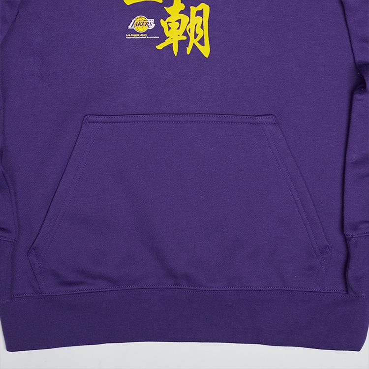 Nike Hoodie NBA Los Angeles Lakers Purple Dynasty Printed Casual Sports Fleece Hooded Kids Hoodies 3Z2B7BCKD-LAK