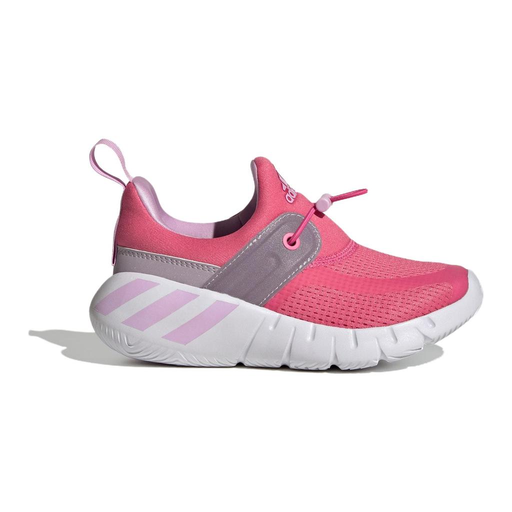 New Adidas Rapidazen Slip on Cushioning, Wear Resistant Low Top Kids Lifestyle Shoes Pink Kids' GY6648