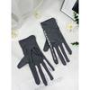 Ice Silk Sun Protection Gloves Women Summer Thin Breathable Palm Hollow Riding UV Protection Non-Slip Touch Screen