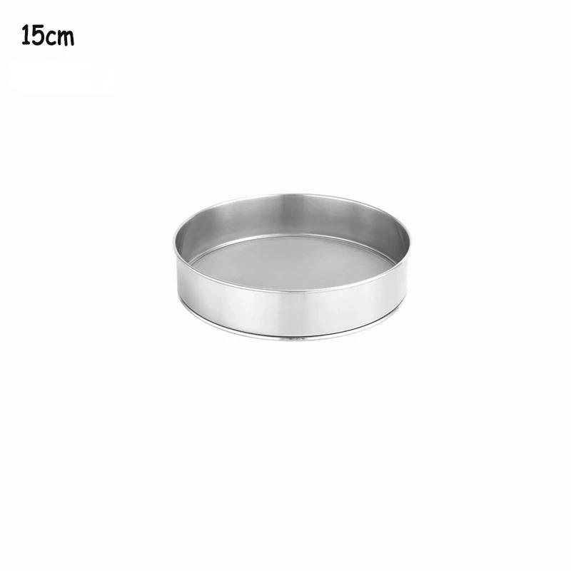 304 Stainless Steel Ultra-fine Filter Kitchen Mesh Flour Sifter Flour Sieve Sifters Shakers Mesh Baking Tools