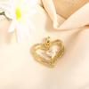 Korean-Style Zircon Heart Pendant for Women - Trendy and Versatile DIY Accessory