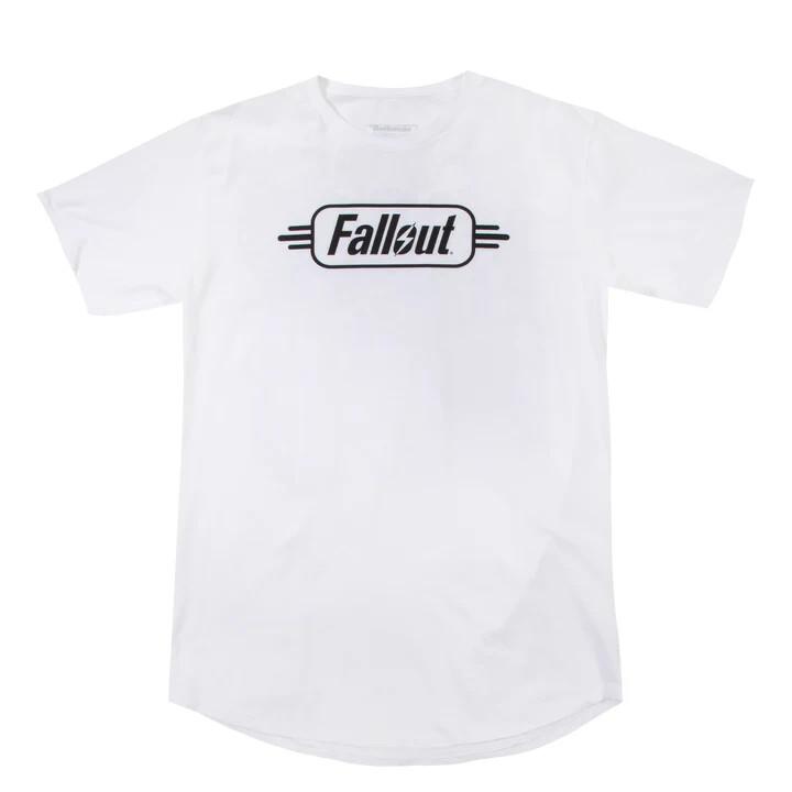 Графическая мужская рубашка Fallout белая новая M XXXXL
