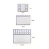 4 Pieces Felt Bead Design Workboard Low-Mess for Beginners