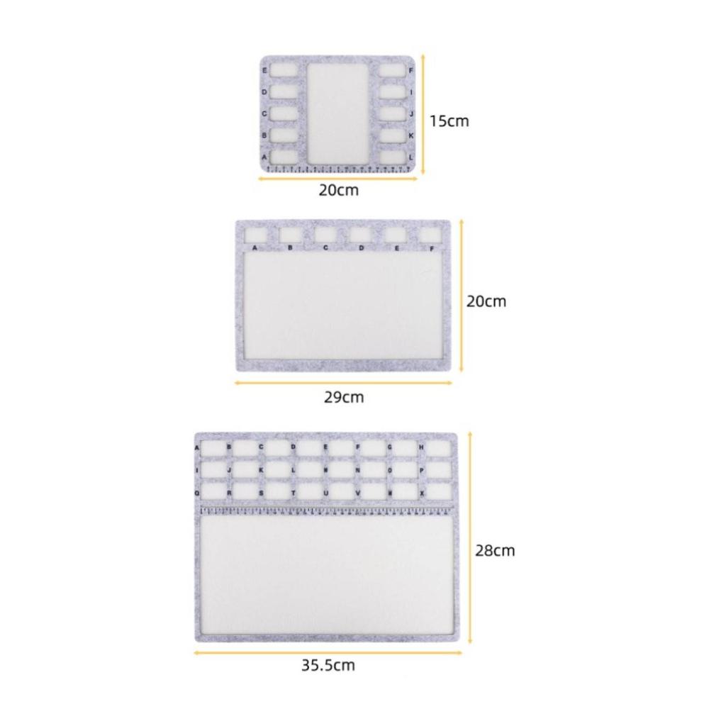 4 Pieces Felt Bead Design Workboard Low-Mess for Beginners