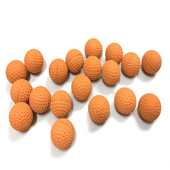 50Pcs Mini Solid Color Soft Elastic Balls for Rival Zeus Apollo Refill Toys
