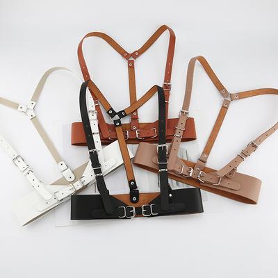 Functional Punk Style Strap Belt Women'S Street With Dress Jk Shirt Suspender Belt Seal Decorative Tide