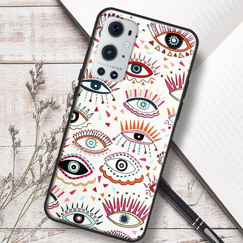 Lucky Eye Blue Evil Eye Print For Realme 10 11 Pro Plus GT Neo 5 2T C55 C35 C33 C31 C30 C21Y OnePlus Nord 3 CE 2 Lite Case