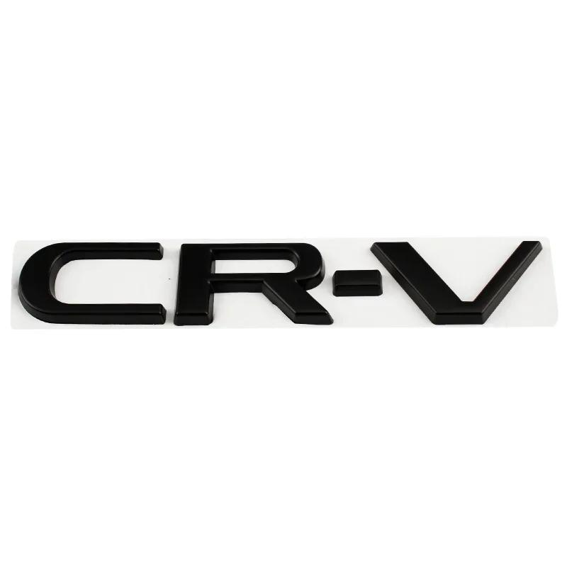 15.4cm Metal 3D Car Stickers Side Fender Badge Styling for Honda CRV Logo 2023 2024 Rear Trunk Emblem Decal Exterior Accessories