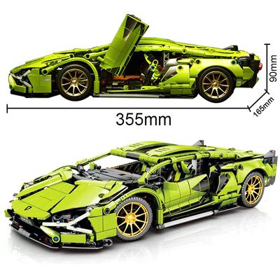 Stavební bloky Hypercar Robot Závodní Model Sestavte si kostky vozidla Hračka pro kluky Dárky