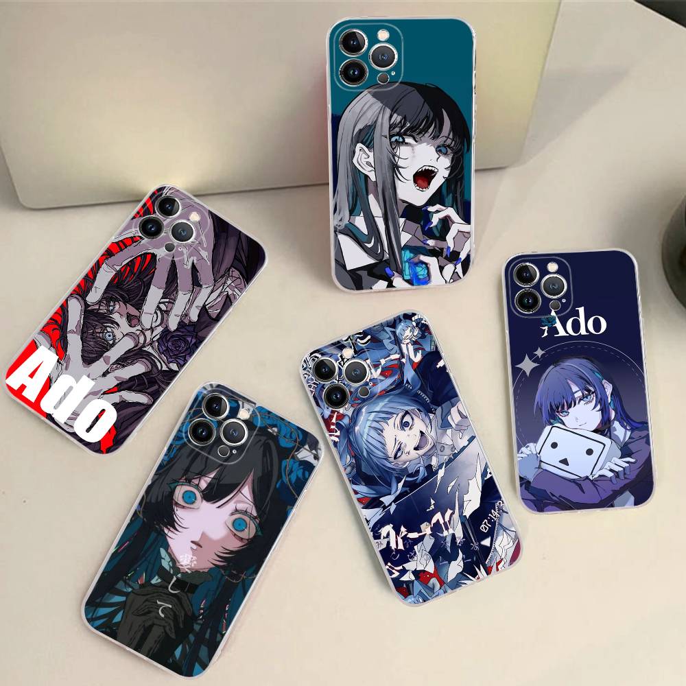 Virtual Singer Ado For IPhone 17 16 15 14 13 12 11 Pro Max Plus Mini Funda For Transparent Cover