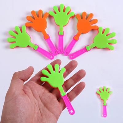 10 Stück Mini Plastik Handklatsche Spielzeug Tasche Bunte Handklatsche für Kinder & Erwachsene Klatschende Hände Party