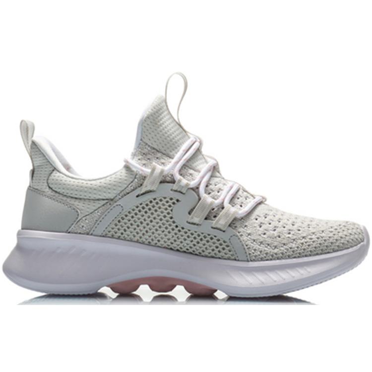 New LiNing EazGo Lightweight Low Top Casual Shoes Women's Antarctic Gray AREQ004-3