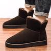 Herren Mode Baumwolle Neu High Top Winter Lässig Anti-Rutsch Abriebfest Dicke Sohle Schuhe Plüsch Komfort Dicke Schnee Trend Stiefel