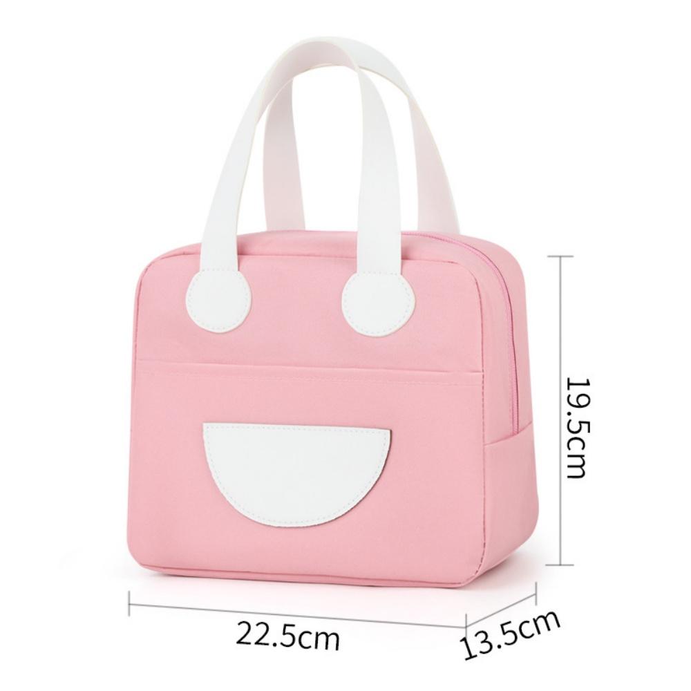 Insulated Lunch Box Large Capacity Bento Pouch Portable Handbag Modern Student Lunch Bag For Picnic Students Travel