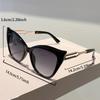 Cat Eye Sunglasses Women  New Fashion Vintage Multicolor Casual Sun Glasses Trendy Luxury Brand Design Decor Shades