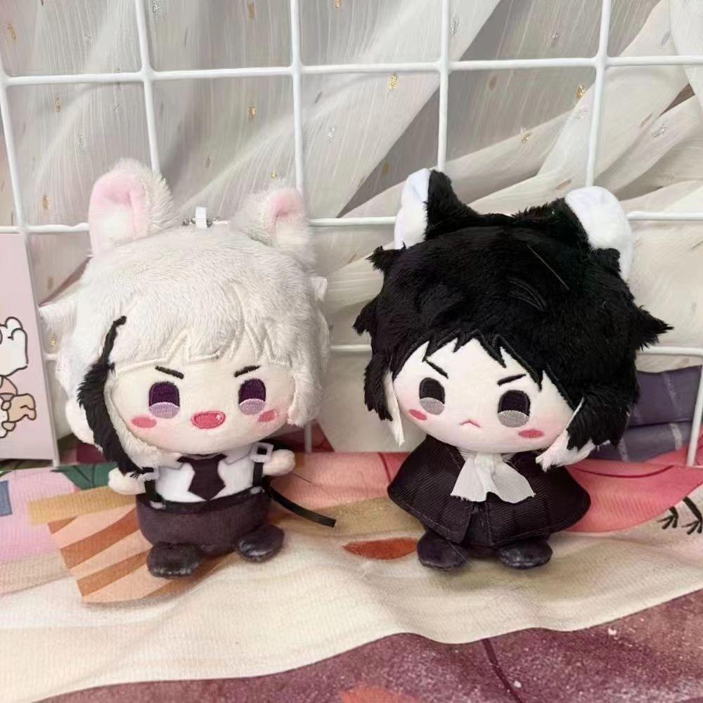 Stray Pendant Dogs Plush Bungou Edogawa Ranpo Ryunosuke Akutagawa Nakahara Chuuya Dazai Osamu Dostoevsk Gogol Anime Stuffed Doll