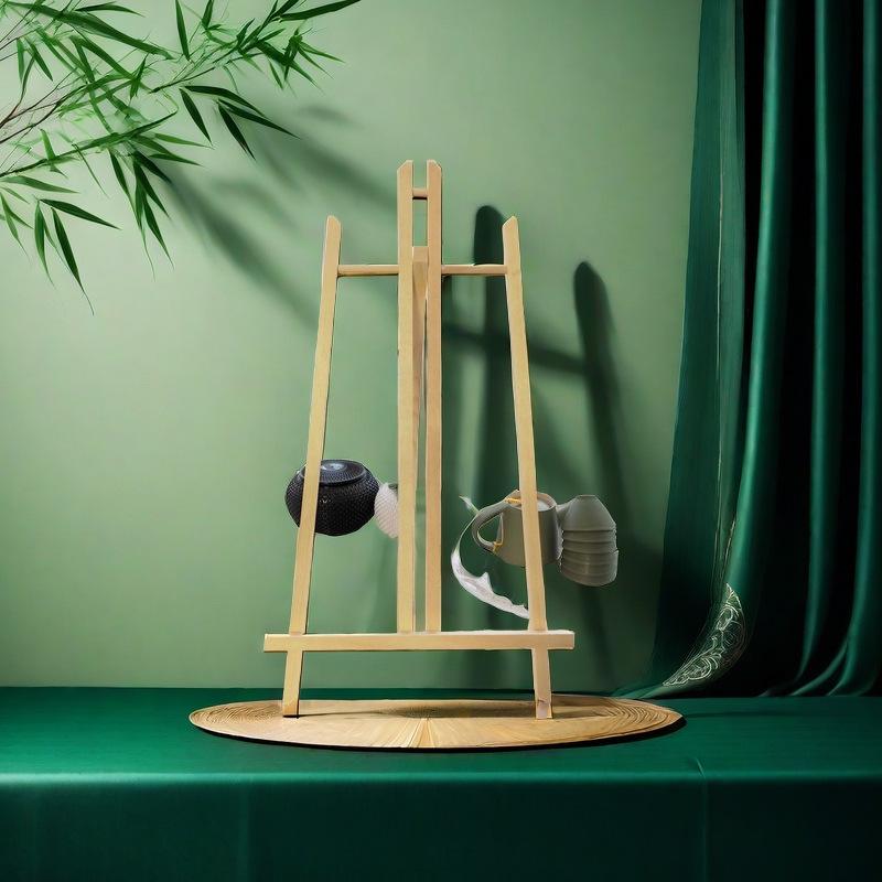 Handmade Solid Wood Clay Picture Frame for Creative Kindergarten DIY Projects