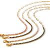 18k Gold Plated Zircon Titanium Steel Bracelet for Women - European & American Style