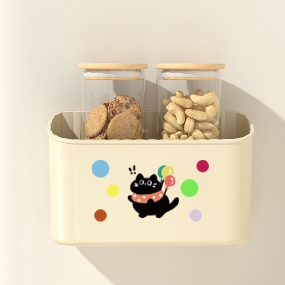 

Настенный микроволновый органайзер для холодильника, полка, экономящая место, без сверления, прочный органайзер для посуды M